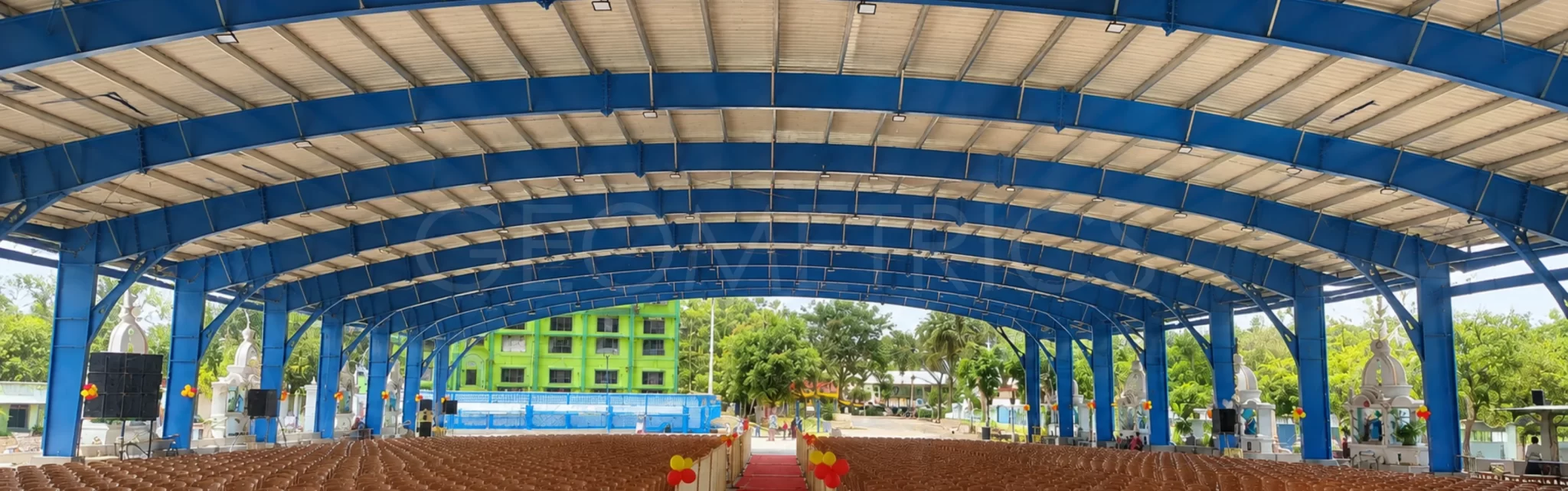 Delivered a 45000 Sq.Ft. Prayer Hall in Thanjavur in Just 25 Days